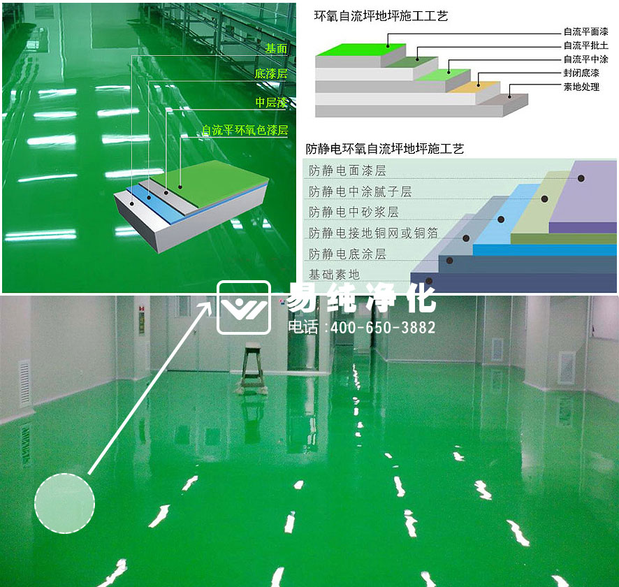 SMT車間防靜電地坪施工方案